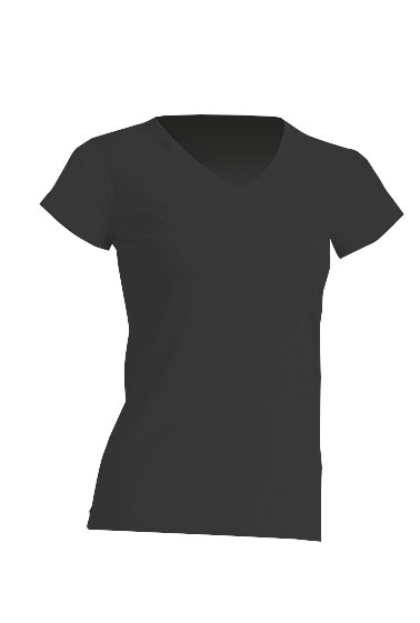 REGULAR LADY COMFORT V-NECK nero